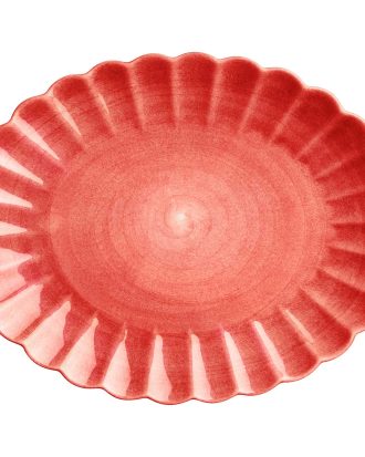 Mateus Oyster Fat Limited Edition 35x30 Cm - Uppläggningsfat Keramik Röd