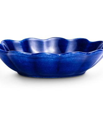 Mateus Oyster Skål 16x18 Cm - Serveringsskålar Keramik Blå