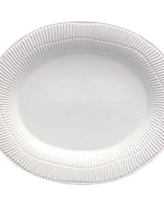 Mateus Stripes Fat 35x30 Cm - Uppläggningsfat Keramik Vit