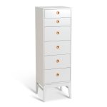 Mavis Höllviken Byrå 6 Lådor - Byråer Läder Ljusgrå