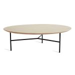 Mavis Tribeca Soffbord 110 Cm Såpad Rustik /a Ben - Soffbord Ek Svart