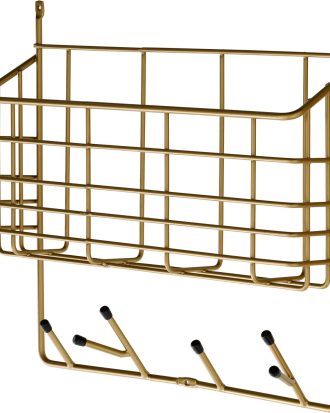 Maze Mitten Hylla S - Garderober & Klädhängare Pulverlackat Stål Mässing