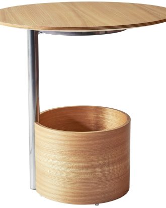 Maze Parasol Soffbord Ø50 Cm Naturlig Ek - Soffbord Ekfanér Neutral Ek