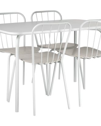 Maze Same Matgrupp 4 Sittplatser / Ek - Matgrupper Fanér Vit