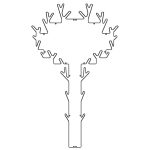 Maze Tree Klädhängare - Garderober & Klädhängare Metall Svart