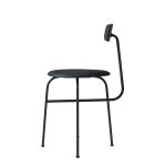 Audo Copenhagen Afteroom Stol 4 / Läder - Stolar Stål Svart