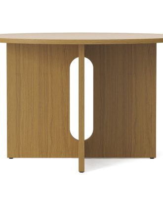 Audo Copenhagen Androgyne Matbord Ø120 Natur Ek - Matbord & Barbord Ekfanér Naturlig Ek