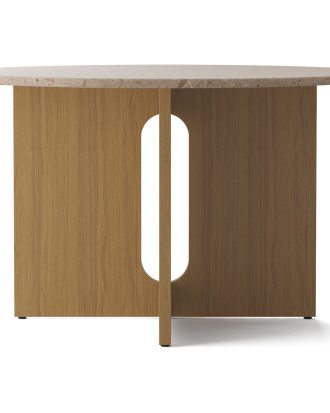 Audo Copenhagen Androgyne Matbord Ø120 Natur /sand - Matbord & Barbord Ek Naturlig Ek