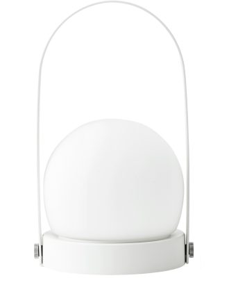 Audo Copenhagen Carrie Lampa Portabel Ip44 - Utomhusbelysning Mässing Vit