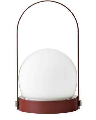 Audo Copenhagen Carrie Lampa Portabel Ip44 - Utomhusbelysning Mässing Röd