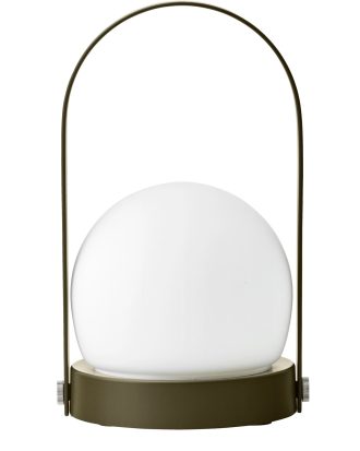 Audo Copenhagen Carrie Lampa Portabel Ip44 Oliv - Utomhusbelysning Mässing Olivgrön