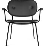 Audo Copenhagen Co Loungestol Fullt Klädd / / Läder - Stolar Ek Svart