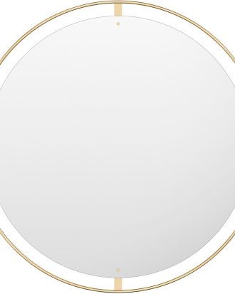 Audo Copenhagen Nimbus Spegel 110 Cm Polerad Mässing - Väggspeglar Spegelglas Bronsad Mässing