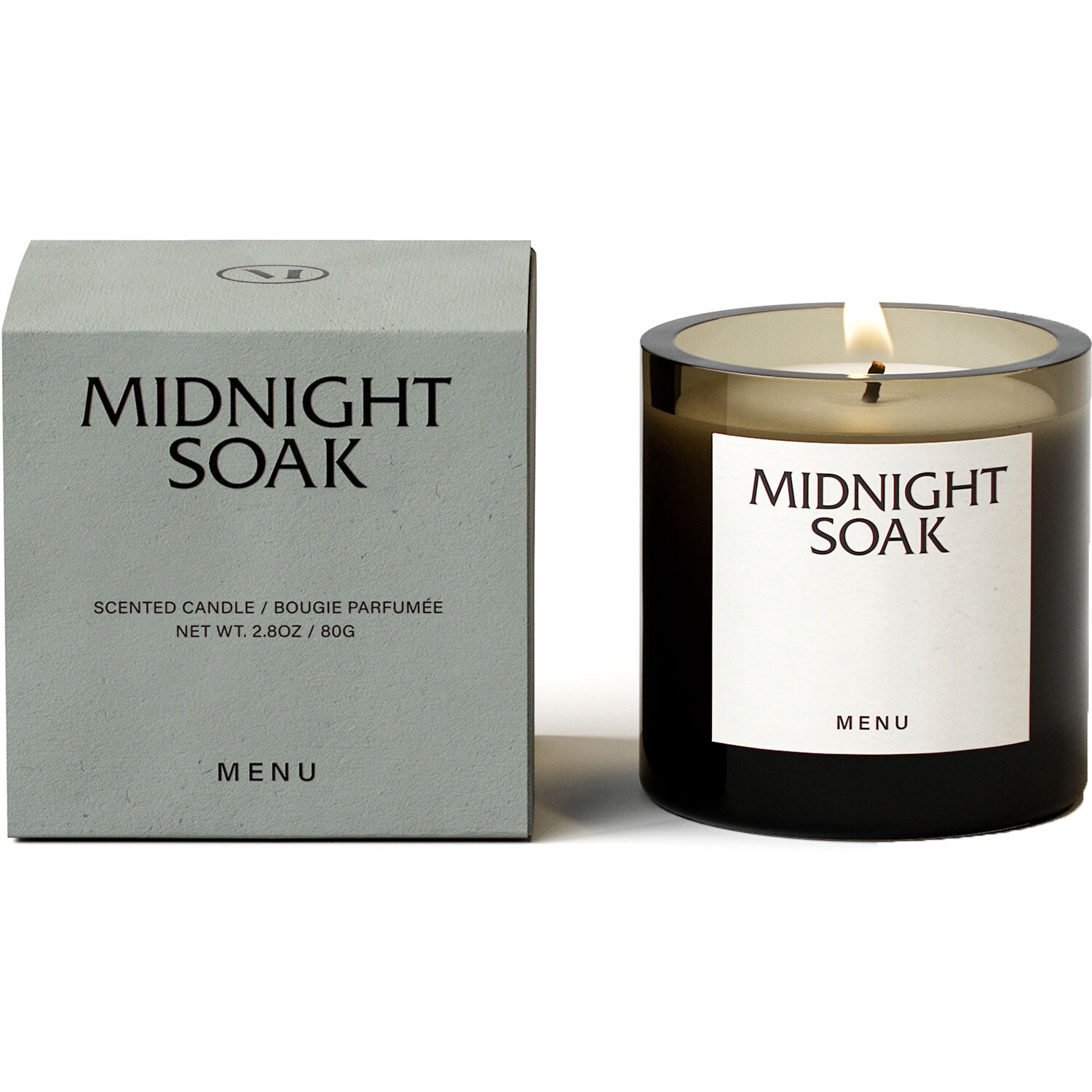 Audo Copenhagen Olfacte Doftljus 80 Gr Midnight Soak - Doftljus Glas