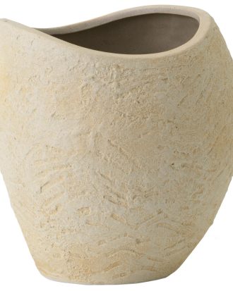 Audo Copenhagen Plantas Kruka Ivory 24 Cm - Krukor Stengods Elfenben