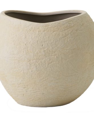 Audo Copenhagen Plantas Kruka Ivory 26 Cm - Krukor Stengods Elfenben