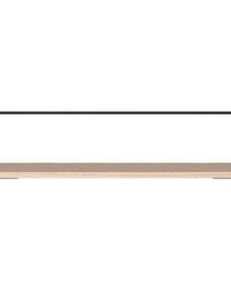 Audo Copenhagen Rail Desk Skrivbord Svart Stål / Naturlig Ek - Skrivbord Mdf Neutral Ek