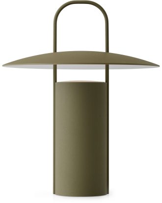 Audo Copenhagen Ray Bordslampa Portabel - Utomhusbelysning Aluminium Dusty Green