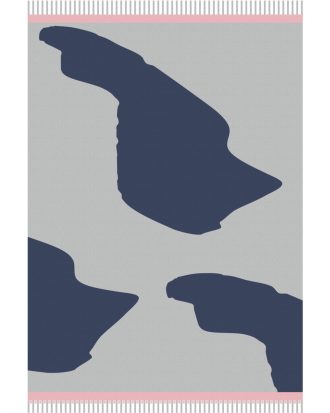 Mette Ditmer Gallery Pläd 125x170 Cm - Plädar & Filtar Akryl Ljusgrå