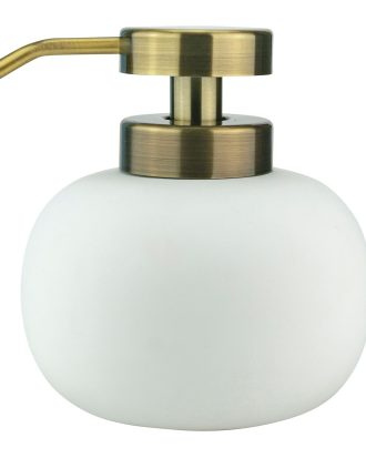 Mette Ditmer Lotus Tvålpump Låg - Tvålpumpar Metall Vit