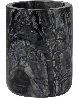 Mette Ditmer Marble Tandborsthållare /grå - Tandborsthållare Marmor Svart
