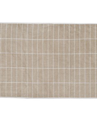 Mette Ditmer Tile Stone Badrumsmatta 50x80 Cm /sand - Badrumsmattor Bomull Off-White