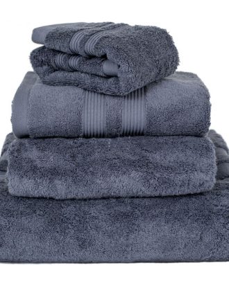 Mille Notti Fontana Eko Badlakan 100x150 Cm - Handdukar & Badlakan Ekologisk Bomull Mörkblå