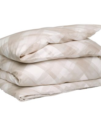 Mille Notti Spazzola Påslakan 140x200 Cm - Påslakan Bomullssatin Beige