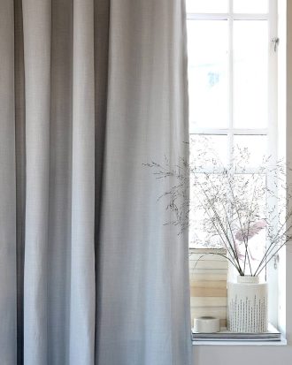 Mimou Mörkläggande Hotellgardin Dubbel Bredd 290x250 Cm - Gardiner Polyester Grå