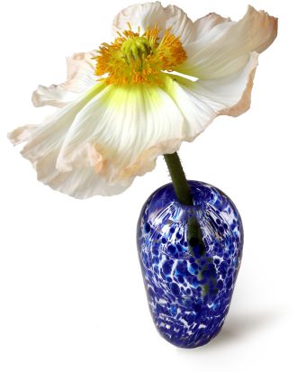 Mimou Liv Vas Munst Glas - Vaser Munst Glas Blå