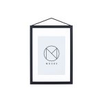 Moebe Frame A5 Ram 16,8x23 Cm - Fotoramar Aluminium Svart