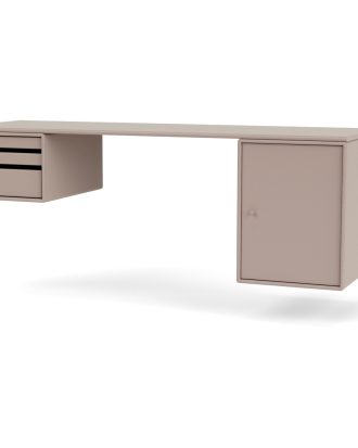 Montana Workshop Vägghängt Skrivbord - Skrivbord Lackad Mdf Mushroom