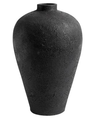 Muubs Luna Dekorativ Kruka H60 Cm - Krukor Terrakotta Svart
