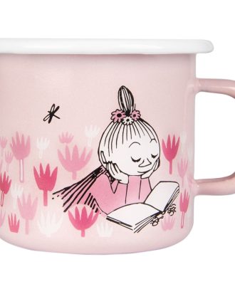 Muurla Mumin mugg 25 Cl Flickor - Kaffekoppar Emalj Rosa
