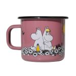 Muurla Mumin Retro Mugg Tillsammans För Evigt 37 Cl - Tekoppar Emalj Rosa