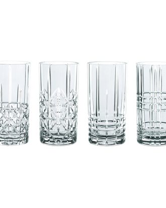Nachtmann Highland Longdrinkglas 37,5 Cl 4-pack - Highballglas & Longdrinkglas Kristallglas Klar
