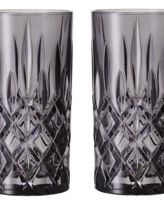 Nachtmann Noblesse Longdrinkglas 37 Cl 2-pack - Highballglas & Longdrinkglas Kristallglas Smoke