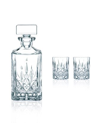 Nachtmann Noblesse Set Karaff Och 2 St Glas - Whiskeyglas & Cognacglas Kristallglas Klar