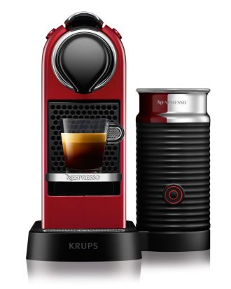 Nespresso Krups Citiz & Milk Espressomaskin 1 L - Espressomaskiner & Tillbehör Röd