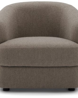 New Works Covent Loungestol Barnum - Fåtöljer Bomull Dark Taupe