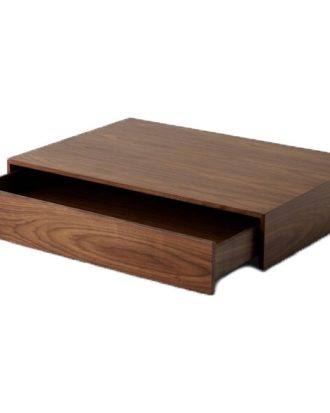 New Works Mass Coffee Table Wide w. Drawer - Soffbord sfanér Valnöt
