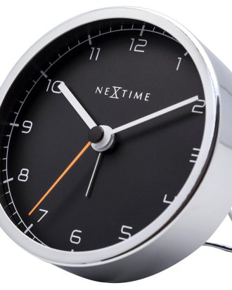Nextime Company Bordsklocka Med Alarm - Bordsklockor Svart