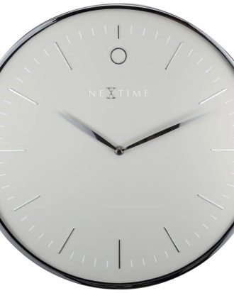 Nextime Glamour Väggklocka - Väggklockor Glas Grå