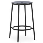 Normann Copenhagen Circa Barstol 65 Cm Aluminium - Barstolar Stål Svart