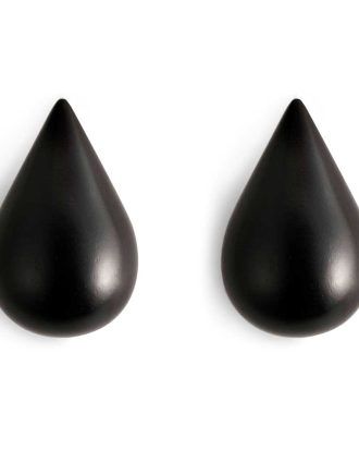 Normann Copenhagen Dropit Krok Small 2-pack - Krokar & Galgar Bok Svart