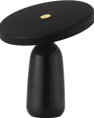 Normann Copenhagen Eddy Bordslampa Eu - Bordslampor Mässing Svart