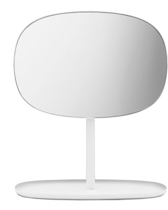 Normann Copenhagen Flip Spegel - Bordsspeglar Stål Vit