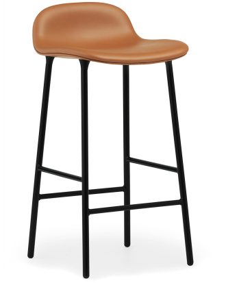 Normann Copenhagen Form Barstol 65 Cm / Svart - Barstolar Stål Konjak