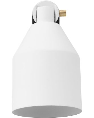 Normann Copenhagen Klip Klämlampa - Vägglampor Stål Vit