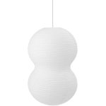 Normann Copenhagen Puff Lampskärm Twist - Taklampor Papper Vit